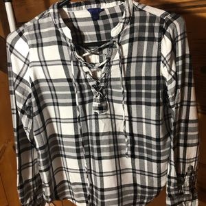 Aéropostale Plaid Long Sleeve Shirt